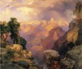 Gran Cañón con Arco Iris Escuela de las Montañas Rocosas Thomas Moran